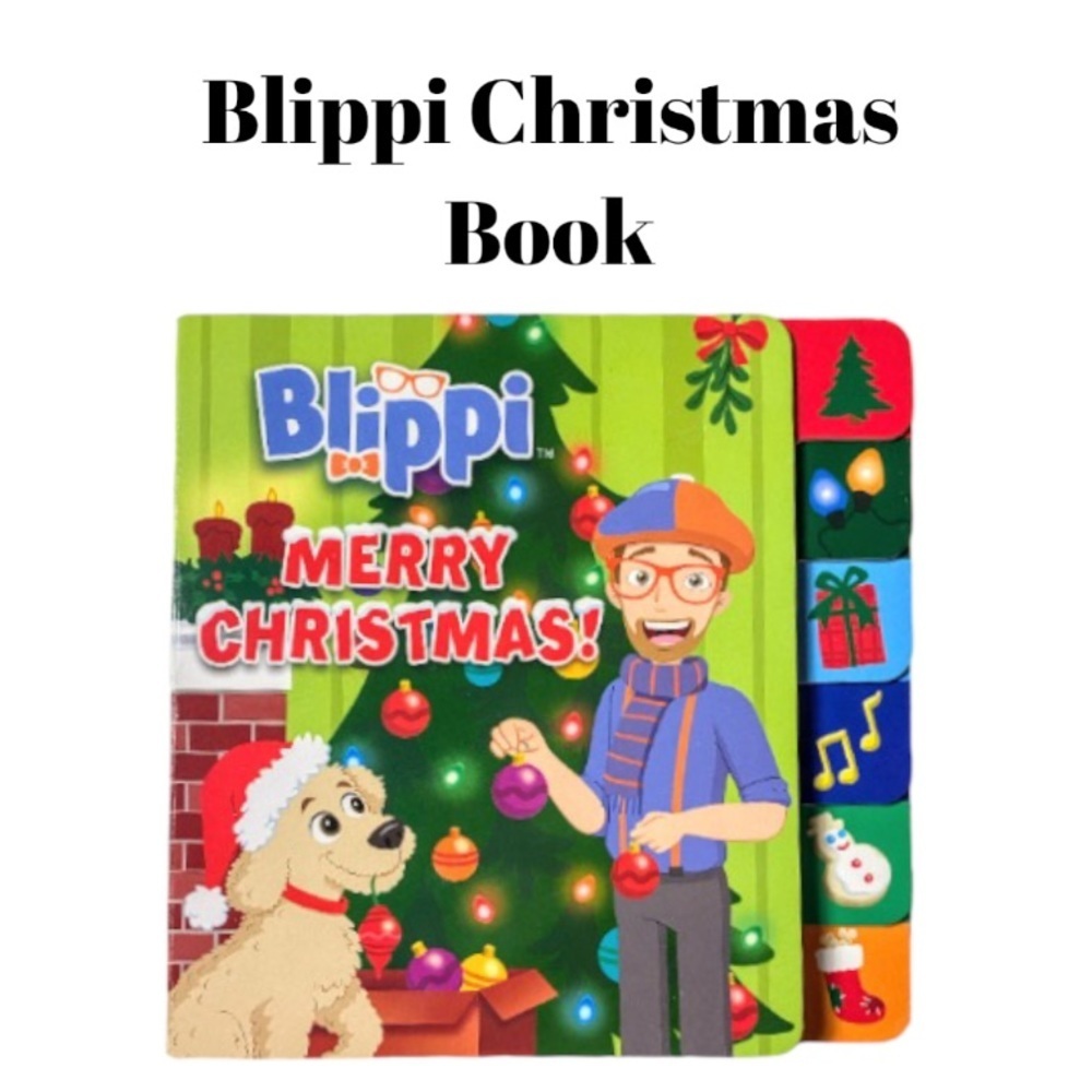 New Blippi Merry Christmas Book by Thea Feldman Children’s Christmas Book